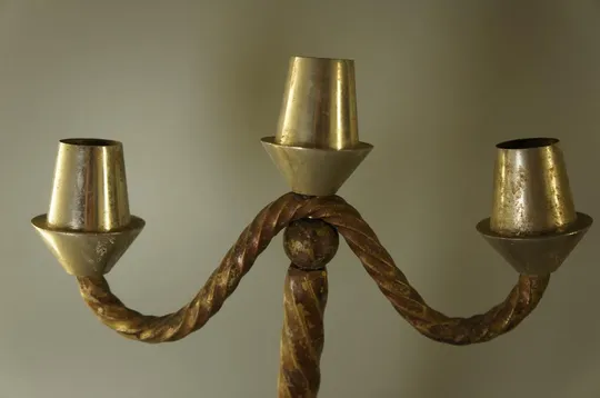 Подсвечник трисвечник канделябр на три свечи высота 24,5 см №10674 З аукціону