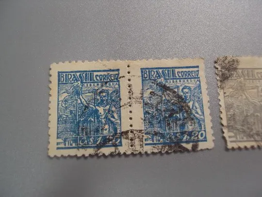 Купити марки сцепка Бразилия стандарт рабочие профессия лот 4 шт гаш №2122