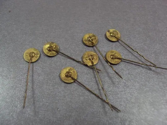 знак ленин круглый латунь лот 7 шт №475 З аукціону