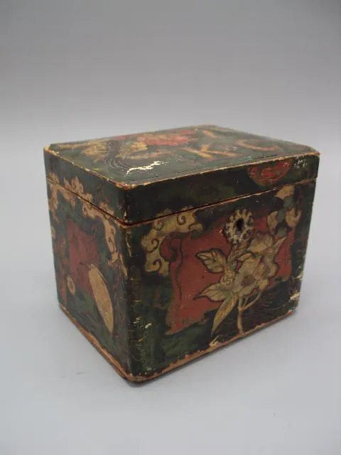 Чайница шкатулка для чая братья К и С Поповы 1900 год царизм дерево размер 10,1х12,1х9,1 см (№1549) Ціна