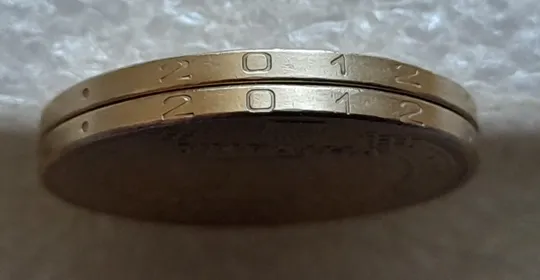 (6960) 1 гривня 2012 1БА1, 1БА2 - 2 монети одним лотом (1 гривна 2012) Де купити