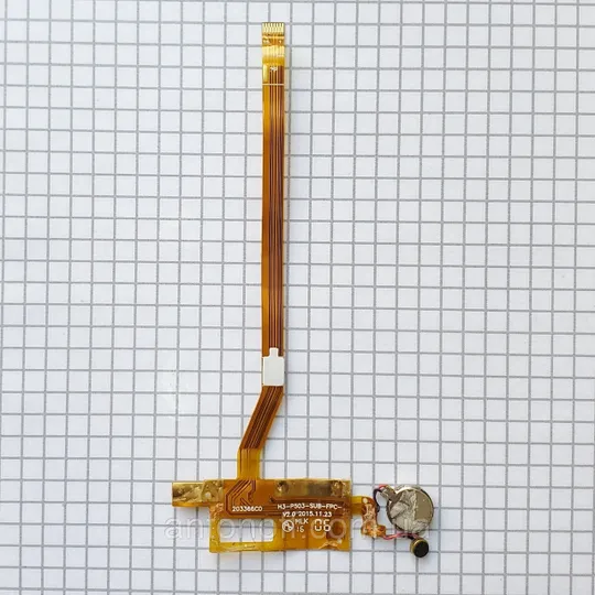 Шлейф Ergo F500 Force з компонентами для телефона оригінал з розборки Ціна