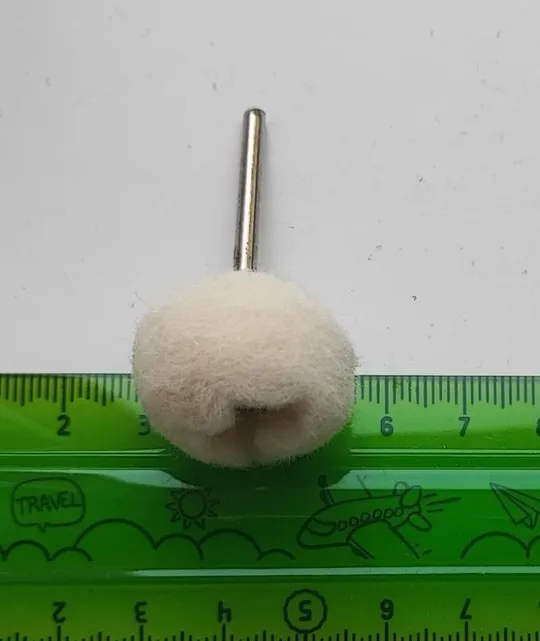 Вовняна полірувальна насадка з хвостовиком 2.9 мм. Продаж