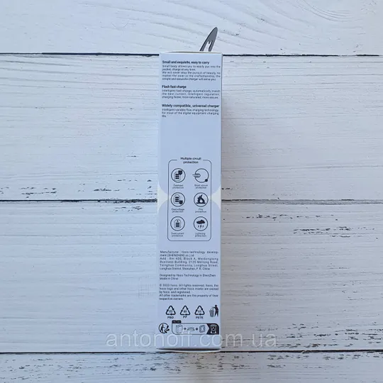 Зарядний пристрій Hoco N43 PD 30W GaN (блочок з виходом Type-C) Блакитний З аукціону