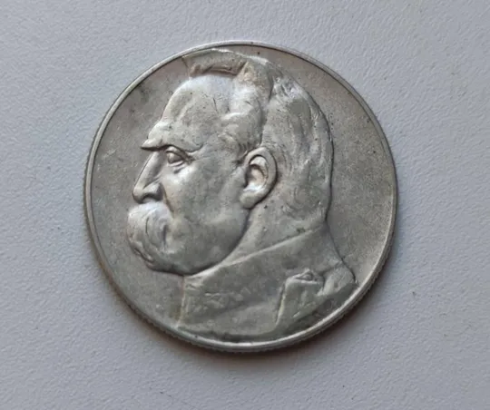 Купити 5 злотых 1936 года монета серебро Польша,оригинал, Пилсудский pl642.