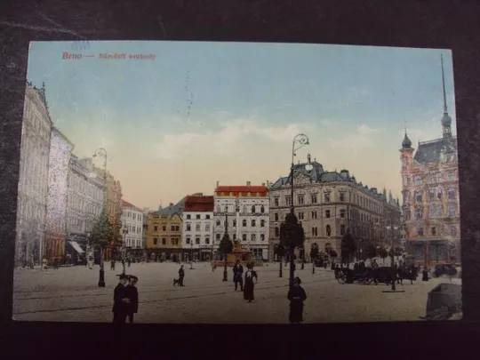 открытка брно площадь 1924 марка гашение №7495 Ціна