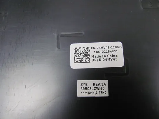 719-4 кришка матриці 04MV45 39R03LCWI60 для  Dell Inspiron 17R N7110 оригінал З аукціону