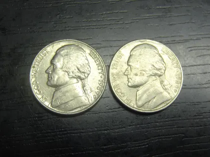 фото, 5 центів 1989 США (два різновиди)