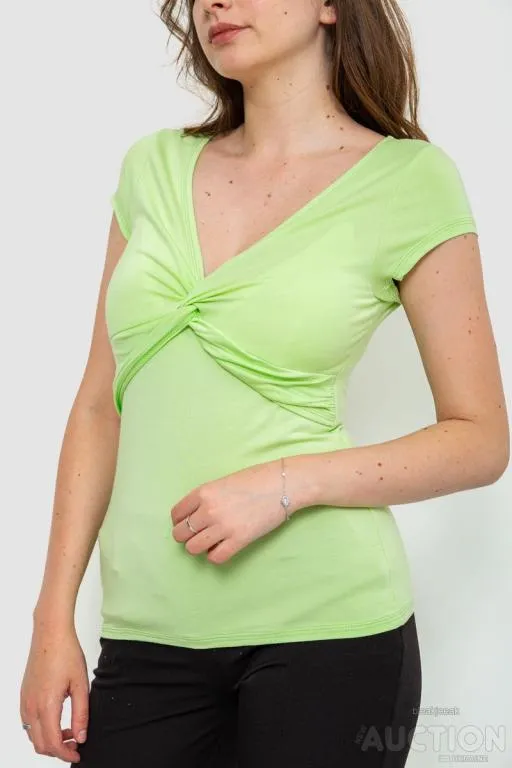 Футболка женская, цвет салатовый, 186R606 З аукціону