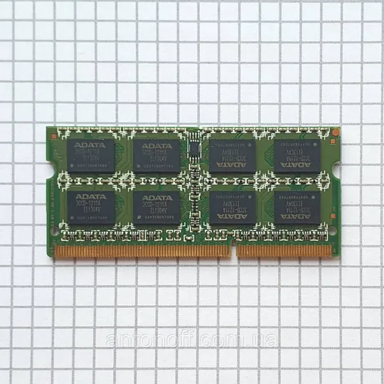 Купити Модуль пам&#039;яті ADATA 4GB 2RX8 PC3-12800S-11 (DDR3) AM1U16BC4P2-B19H для ноутбука