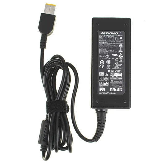 Блок живлення для ноутбука LENOVO 20V, 2.25A, 45W, USB+pin (Square 5 Pin DC Plug), black (ADLX45NLC2A) (без кабеля!) Ціна