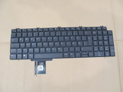 фото, номер0974-1 клавіатура робоча з підсвіткою 0NN0MK 0RCN8C 0MH9MJ для Dell Precision 7550 7750 7560 7760 оригінал