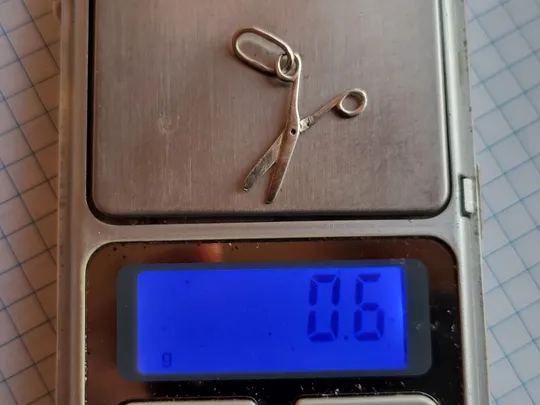 Кулон ножницы серебро 925 Недорого