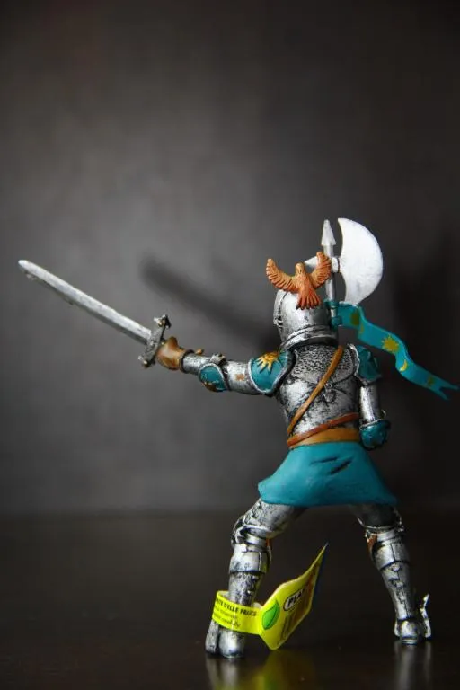 рыцарь с мечем и алебардой 90-100мм PLASTOY Франция З аукціону