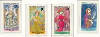 фото, ФРГ Актрисы театра и кино 1976