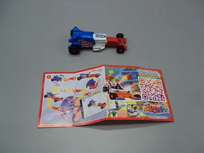 фото, Фигурка киндер сюрприз VD080 Ferrero гоночная машинка автомобиль гонки №18600л