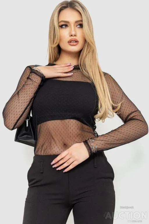 Боди, цвет черный, 115R0561-8 Ціна