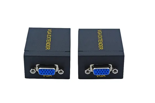 Перехідник обладнання VGA HD15 M/F 60.0m Lucom (62.09.8096) (1xRJ45) 1080p metal cat.5e/6 З аукціону