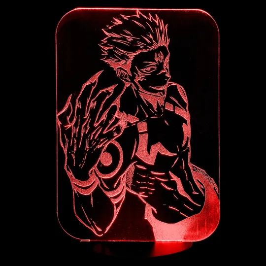 Акриловий світильник-нічник Юдзі Ітадорі червоний tty-n000260 Ціна