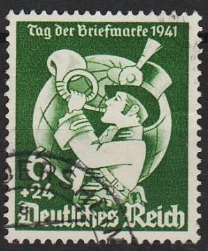 фото, 1941 - Рейх - День марки Mi.762 _4,0 € _гаш