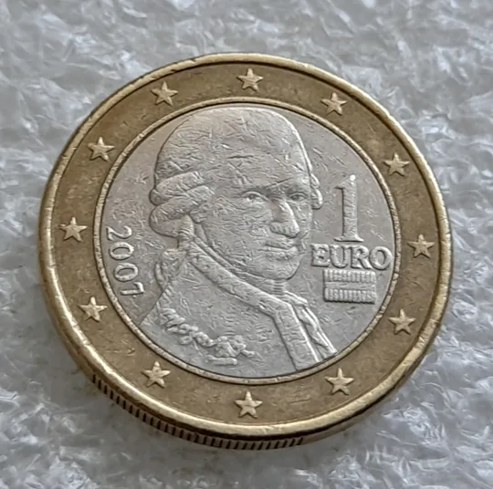 Купити (2247) 1 євро 2007 Австрія (1 евро 2007 Австрия)