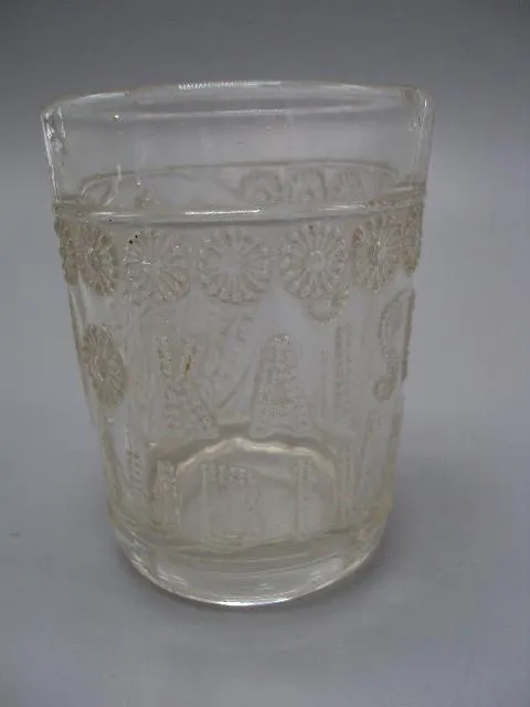 Стакан стекло Kaiser Jubilaeum бокал герб двухглавый орел и корона Кайзер 7,8 х 6,1 см №13399 Продаж
