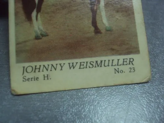 открытка карточка джонни вайсмюллер тарзан №221 З аукціону