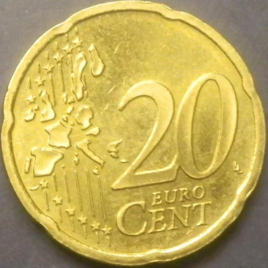 Купити 20 євроцентів 2002 A Німеччина