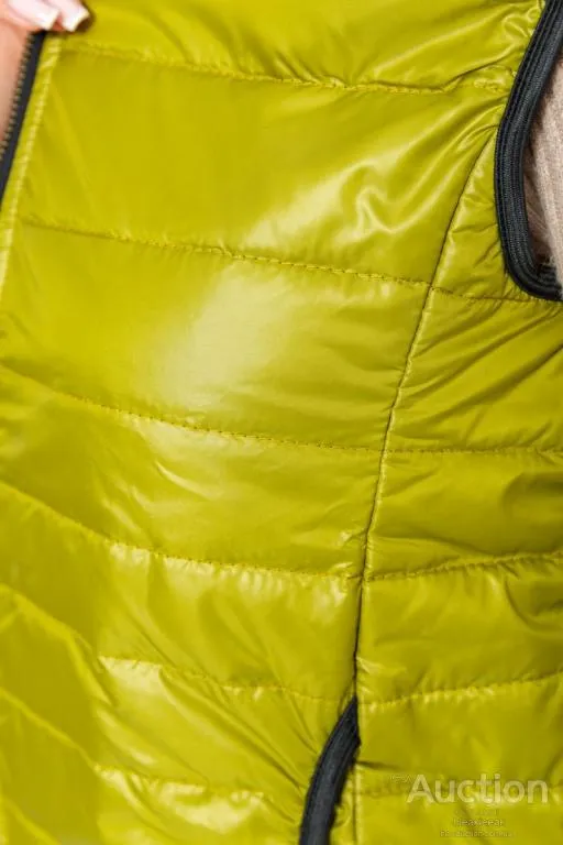 Жилетка женская, цвет оливковый, 182R31398 Інтернет-аукціон