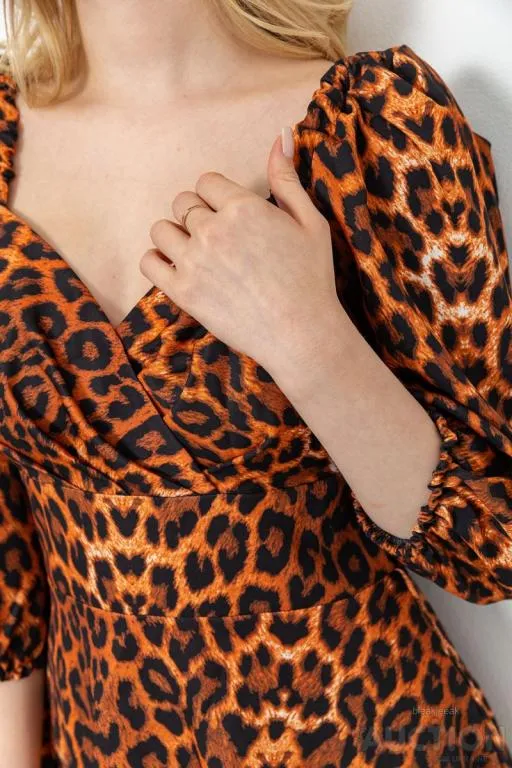 Платье с леопардовым принтом, цвет леопардовый, 172R989 Де купити