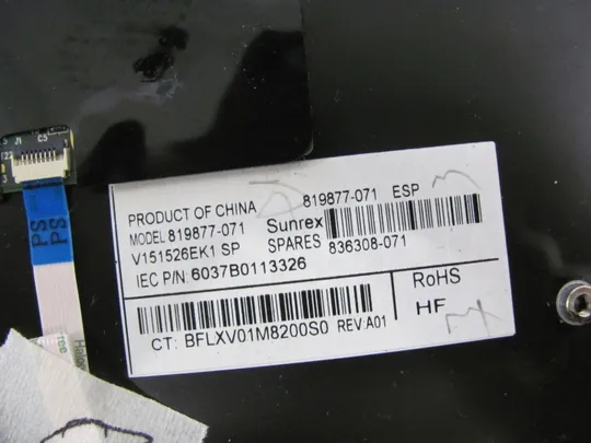 номер1007-2 клавіатура keyboard з підсвіткою 60347B0113926 836308-071 819877-071 819877-041  для HP Elitebook 840 G3   745 840 848 G3 G4 оригінал Продаж