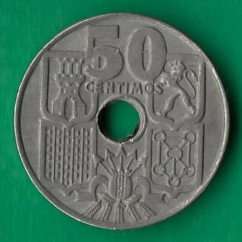 50 сентимів 1963 року Іспанія [БР] Ціна