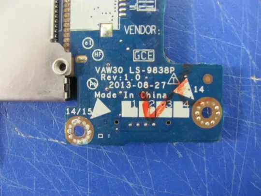 №145-15 Smart Card Reader LS-9838P A135MJ для DELL LATITUDE E5540 E5440 оригінал Продаж