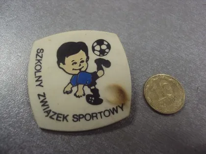 фото, знак футбол польша szkolny zwiazek sportowy школьный спортивный союз №5179