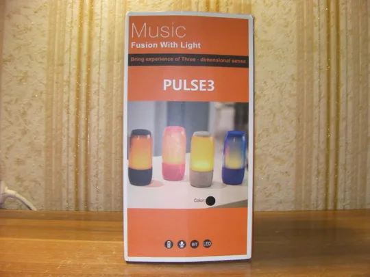 Купити Портативна Bluetooth Колонка / Акустична Система JBL Pulse 3 Black (JBLPULSE3BLKEU) + 8ГБ SDHC Карта Пам&#039;яті