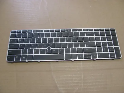 фото, номер1009-3 Keyboard Клавіатура 6037B0112701 836623-001  для HP EliteBook 850 755 G3 G4  оригінал