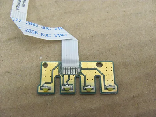 номер0283-27 плата LED Плата LED індикаторів плата кнопки LED для ноутбука  Додаткова плата LED лампочки Плата LED Плата LED індикації  50.4ID02.021 для Dell VOSTRO 3350 V3350 оригінал З аукціону