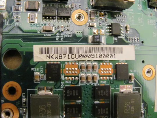 555-7 материнська плата РОБОЧА W860CUB-0D для Clevo W87CU оригінал На торгах