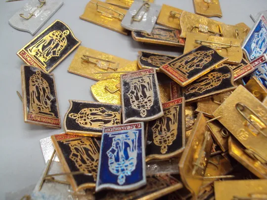 Знак город Хмельницкий вокзал памятник Богдану Хмельницкому лот 116 шт ссср №16367 Продаж