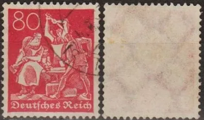 фото, 1921 - Німеччина - Стандарт 80 - wmk.2 Mi.186 _75,0 € !