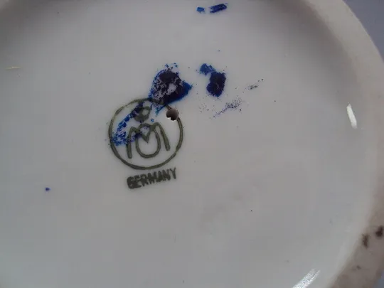 Подсвечник фигура фарфор Германия Metzler with ortloff 1940 мальчик путти ребенок 14,5 см №15457 На торгах