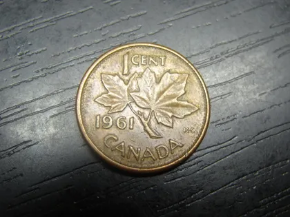 фото, 1 цент 1961 Канада