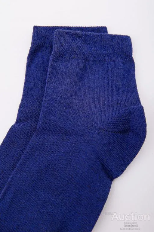 Детские однотонные носки, синего цвета, 167R603 З аукціону