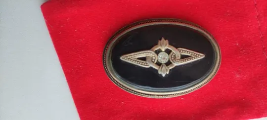 До 1950-х годов Брошь Раневской серебро, бакелит, хорошее состояние br416 Продаж