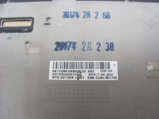 603-1  панель палмрест 821692-001 6070B0886101 для HP EliteBook 820 G3 оригінал З аукціону