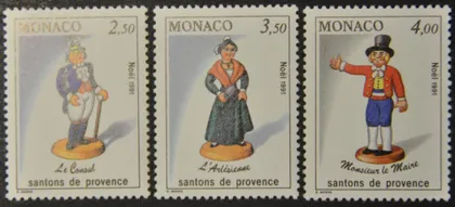 фото, Монако Рождество Фигурки из Прованса 1991