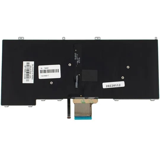 Клавіатура для ноутбука DELL (Latitude: 7000, E7240, E7440) rus, black, підсвічування клавіш, без джойстика Ціна