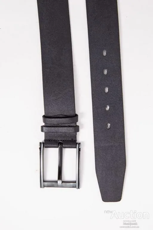 Классический мужской ремень, черного цвета из эко-кожи, 196R45S1W8 Продаж