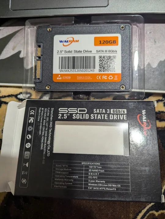 SSD WalRAM 120GB 2.5&quot; SATAIII SATA3 ССД 120гб сата3 для ноутбука ПК Ціна