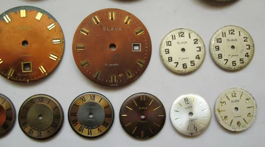 Циферблат к часам СЛАВА = СССР = 26 шт. Де купити